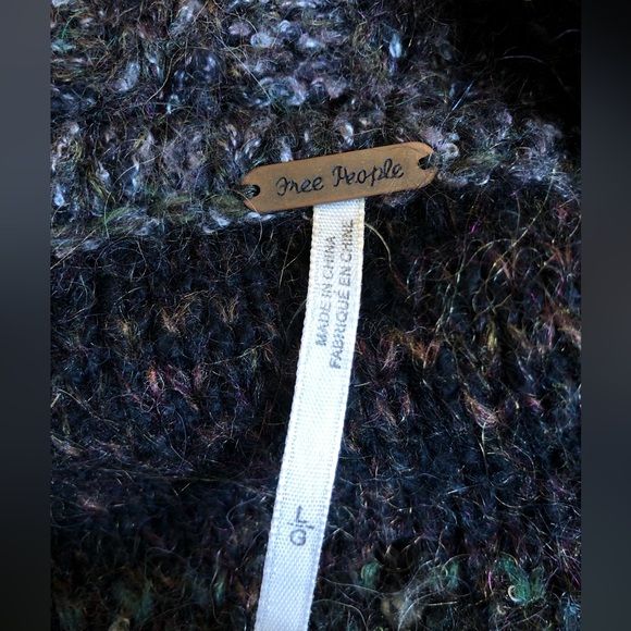 Free People Mohair Sweater Cardigan Women’s Large - Picture 3 of 11